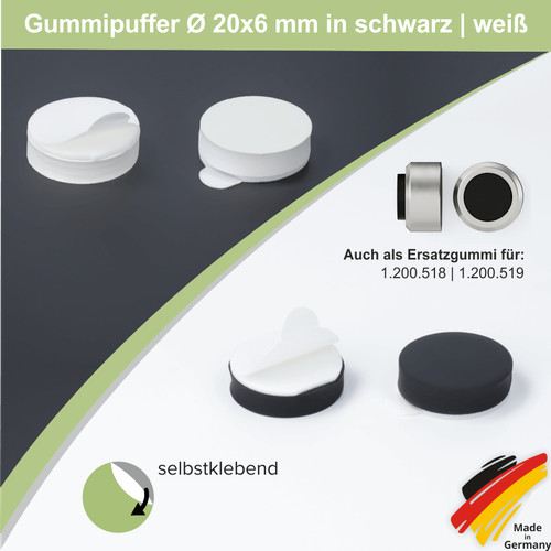 100 gummipuffer wandpuffer - 1-100,