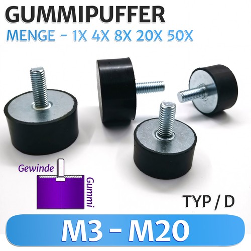 Gummipuffer typ silentblock - gummipuffer,